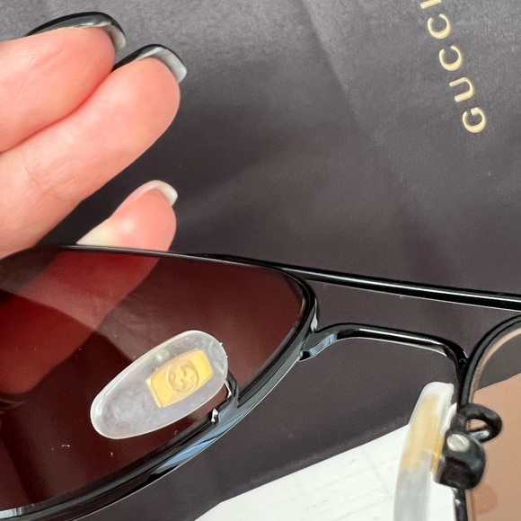 GUCCI 57mm aviator sunglasses - Picture 9 of 11